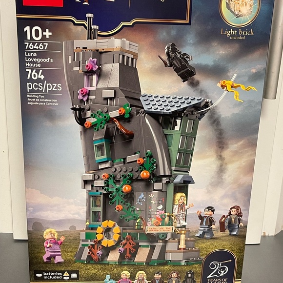  Harry Potter Luna Lovegood\'s House 76467 764Pcs 10+ Green/Gray Building Set